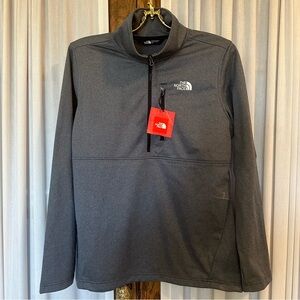 The North Face Urban Navy Blue Heather Cinder 1/2 Zip Pullover Jacket